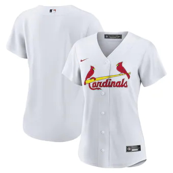 womens nike white st louis cardinals home blank replica jer